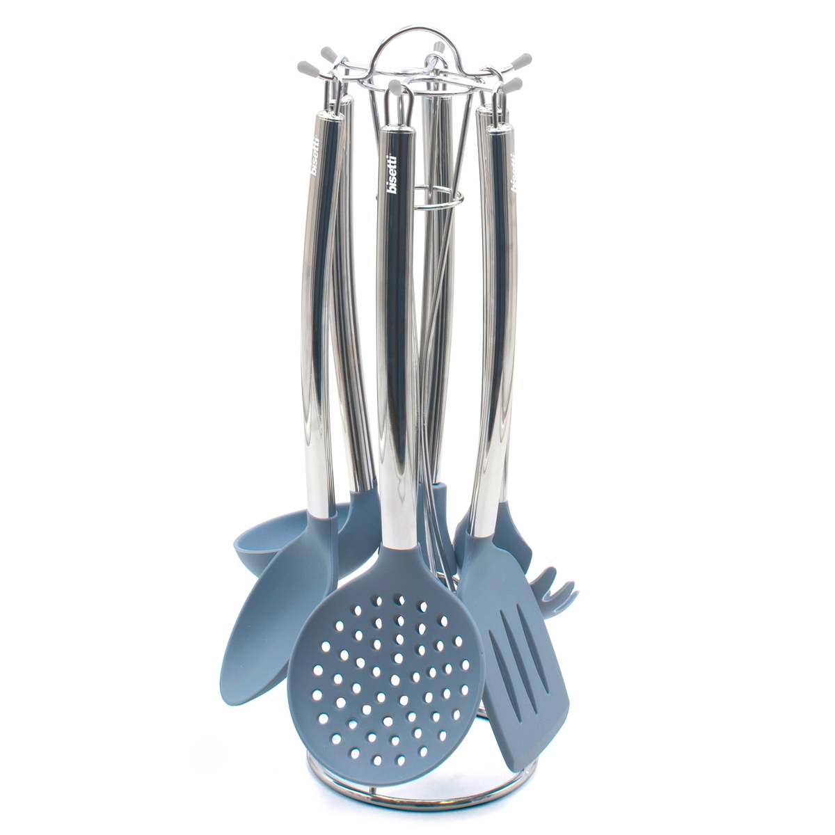 Set de 6 utensilios de cocina de silicona con soporte Pierre Gourmet Promoción Set de 6 utensilios de cocina de silicona con soporte Pierre Gourmet Promoción
