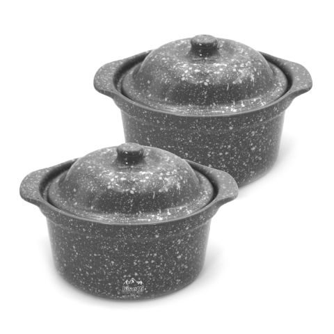 Set de 2 cocottes antiadherentes de cerámica para horno Pierre Gourmet Promoción