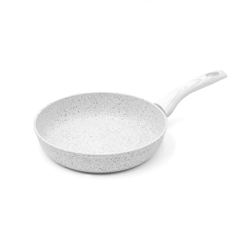 Sartén antiadherente de aluminio 24 cm con mango de madera blanca Stonewhite Promoción