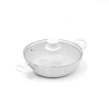 Cacerola de aluminio antiadherente 24cm Bisetti Stonewhite Promoción
