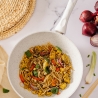 Wok saltapasta 28 cm de aluminio antiadherente Bisetti Stonewhite Oferta