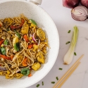 Wok saltapasta 28 cm de aluminio antiadherente Bisetti Stonewhite Rebajas
