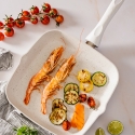 Juego de 6 piezas de sartenes y parrilla de aluminio antiadherente Stonewhite Venta