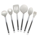 Set de 6 utensilios de cocina de silicona con soporte de metal Stonewhite Oferta