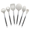 Set de 6 utensilios de cocina de silicona con soporte de metal Stonewhite Oferta