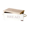 Caja para pan con tabla de cortar de madera Bisetti Stonewhite Promoción