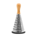 Rallador manual de acero inoxidable con 3 cuchillas cónicas y mango de madera Bisetti Promoción