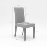 Silla de cocina o comedor estilo henriksdal Comfort 