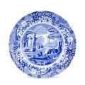 Juego de 4 platos llanos medianos de terracota decorados estilo inglés Blue Italian Promoción