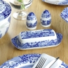 Mantequera de terracota decorada estilo inglés Blue Italian Venta
