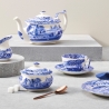 Azucarera con tapa de terracota decorada estilo inglés Blue Italian Venta