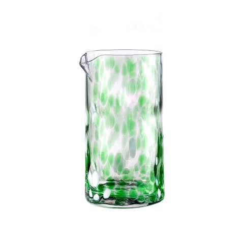 Jarra de agua 0,5L en vidrio color verde 15cm Carnaval Promoción