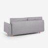 Sofá cama de 2 plazas estilo escandinavo con respaldo reclinable Chara Descueto