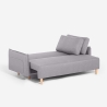 Sofá cama de 2 plazas estilo escandinavo con respaldo reclinable Chara Rebajas