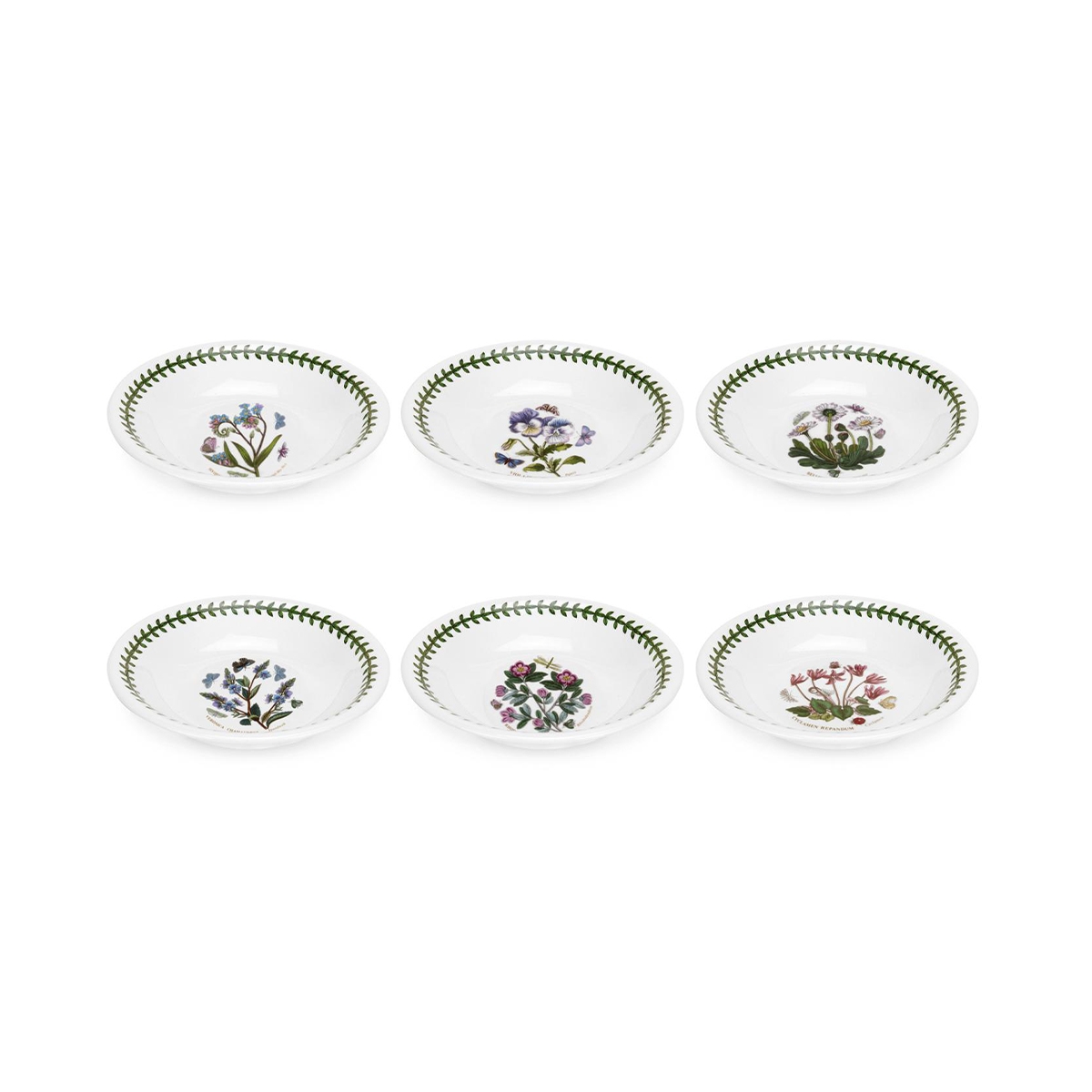 Juego de 6 cuencos de porcelana 18 cm Portmeirion Botanic Garden Promoción Juego de 6 cuencos de porcelana 18 cm Portmeirion Botanic Garden Promoción