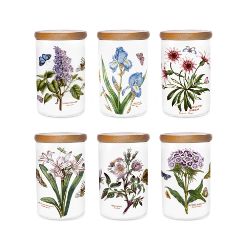 Portmeirion Botanic Garden tarro de porcelana 18 cm para café azúcar Promoción