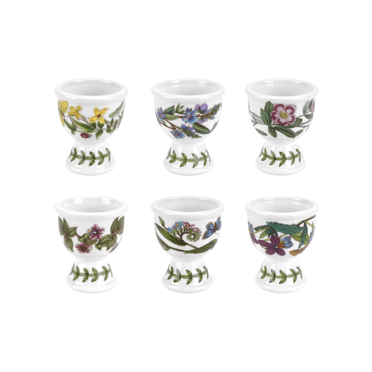 Juego de 6 porta huevos de porcelana Portmeirion Botanic Garden Promoción Juego de 6 porta huevos de porcelana Portmeirion Botanic Garden Promoción