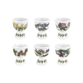 Juego de 6 porta huevos de porcelana Portmeirion Botanic Garden Promoción
