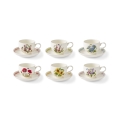 Juego de 6 tazas de desayuno de porcelana Portmeirion Botanic Garden Meadow Promoción