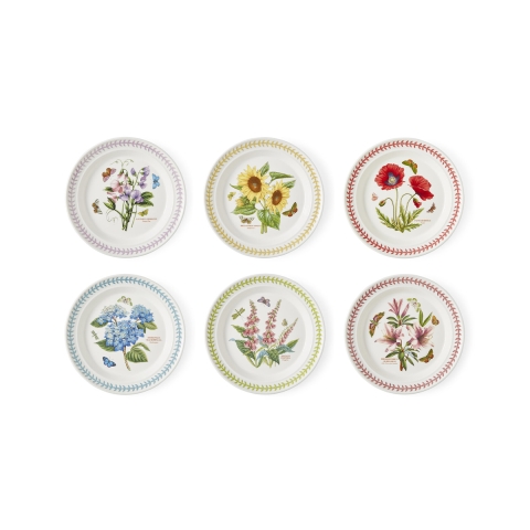 Juego de 6 platos llanos de 26,7 cm Portmeirion Botanic Garden Meadow Promoción