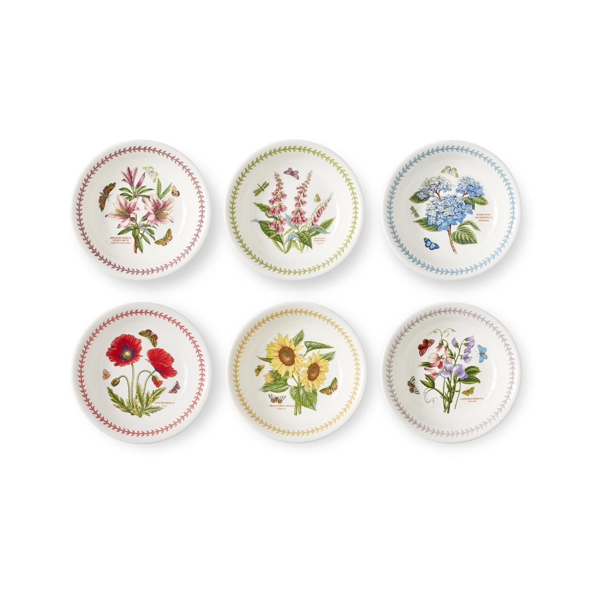 Set de 6 platos hondos 22cm de porcelana Portmeirion Botanic Garden Meadow Promoción Set de 6 platos hondos 22cm de porcelana Portmeirion Botanic Garden Meadow Promoción