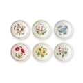Set de 6 platos hondos 22cm de porcelana Portmeirion Botanic Garden Meadow Promoción