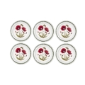 Juego de 6 platos llanos de porcelana de 26,7 cm Portmeirion Botanic Garden Promoción