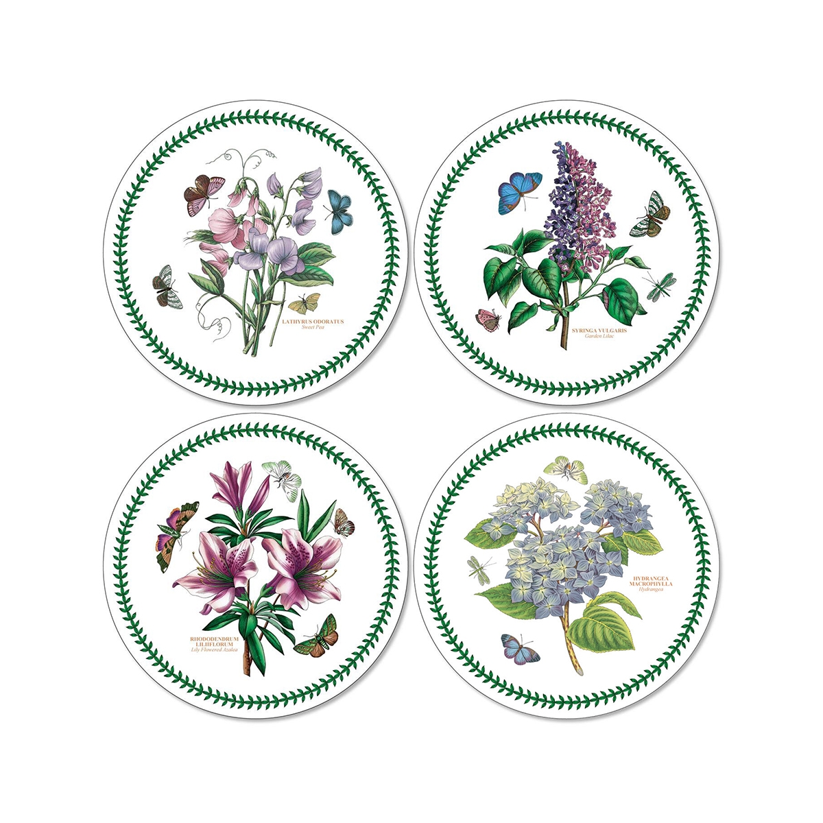 Set de 4 manteles individuales redondos Portmeirion Botanic Garden Promoción Set de 4 manteles individuales redondos Portmeirion Botanic Garden Promoción