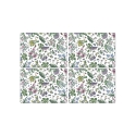 Juego de 4 manteles rectangulares Portmeirion Botanic Garden Promoción