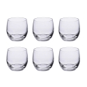 Set de 6 vasitos de licor de vidrio abombado para cocina, bar o restaurante Mexico Promoción