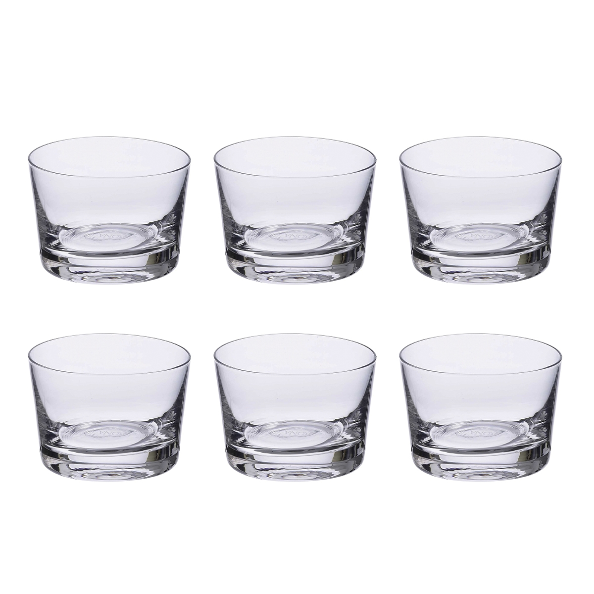 Set de 6 vasos de licor de vidrio cónico para cocina, bar, restaurante Mexico Promoción