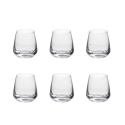 Set de 6 vasos de licor de vidrio Goccia para cocina, bar y restaurante Mexico Promoción