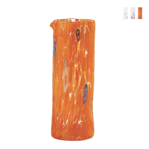 Jarra 0,6 mesa cocina restaurante vidrio 15cm Murrine Promoción