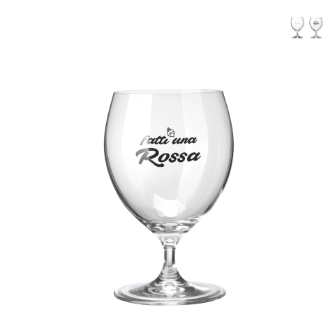 Set de 2 vasos de cerveza para restaurante cocina 600 ml Fatti Una Rossa Promoción