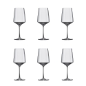 Set de 6 copas de cata de vino diseño para cocina, bar y restaurante 520ml Siesta Promoción