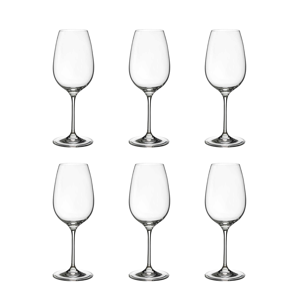 Juego de 6 copas de vino blanco diseño gota cocina restaurante 21,5 cm Promoción