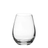 Set de 6 vasos de agua 10 cm diseño de gota en vidrio cristalino Sinfonia Venta