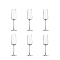 Set de 6 copas flauta de degustación para cocina bar 250 ml Siesta Promoción