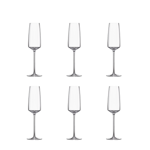 Set de 6 copas flauta de degustación para cocina bar 250 ml Siesta Promoción