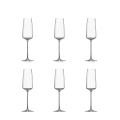 Set de 6 copas flauta de degustación para cocina bar 250 ml Siesta Promoción