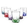 Set de 6 vasos de agua de 10 cm en vidrio colorido para mesa de cocina Venise Compra