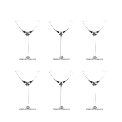 Juego de 6 vasos para martini degustación cocina restaurante 230 ml Shanghai Promoción