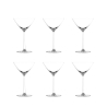 Juego de 6 vasos para martini degustación cocina restaurante 230 ml Shanghai Promoción