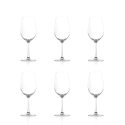 Set de 6 copas de degustación de vino chardonnay 365 ml de vidrio Tokyo Temptation Promoción