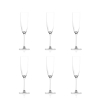 Set de 6 copas flauta para espumante y champán de 165 ml en vidrio Tokyo Temptation Promoción