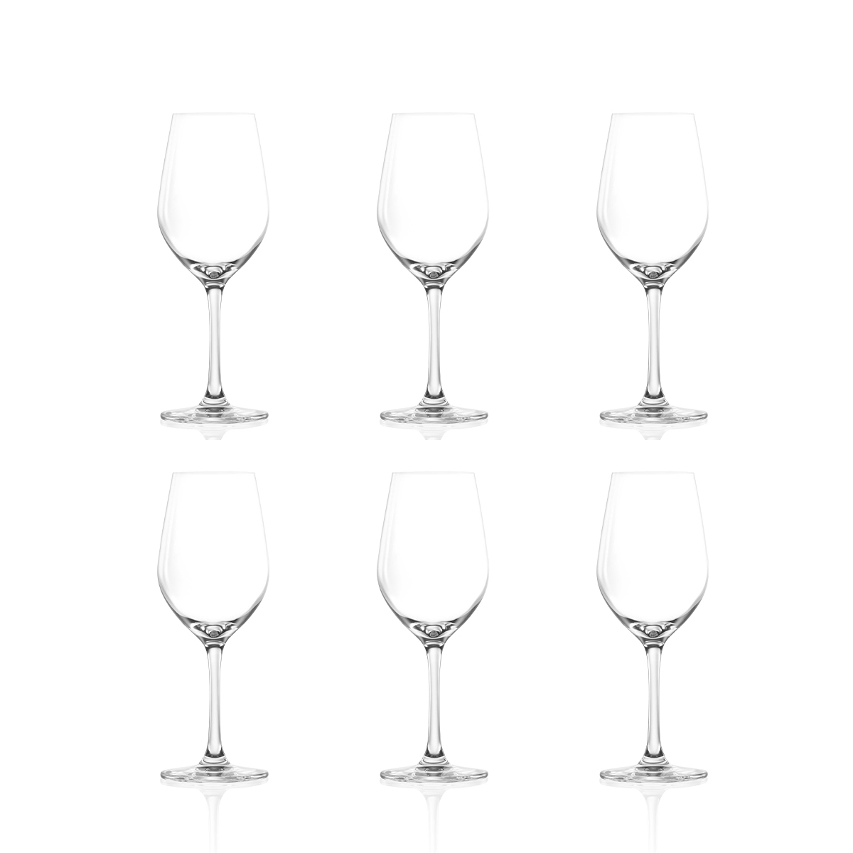 Juego de 6 copas de vino de 260 ml en vidrio cristalino Tokyo Temptation Promoción Juego de 6 copas de vino de 260 ml en vidrio cristalino Tokyo Temptation Promoción