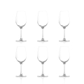 Juego de 6 copas de vino de 260 ml en vidrio cristalino Tokyo Temptation Promoción