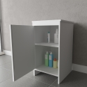 Mueble de baño lavandería multiuso en PVC 45x50 con puerta Negrari FB9006K Descueto