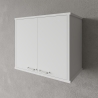 Mueble colgante para baño lavandería con 2 puertas FH960K Negrari Rebajas