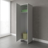 Columna de baño para lavandería en PVC blanco con puerta D8FC9006K Negrari Rebajas